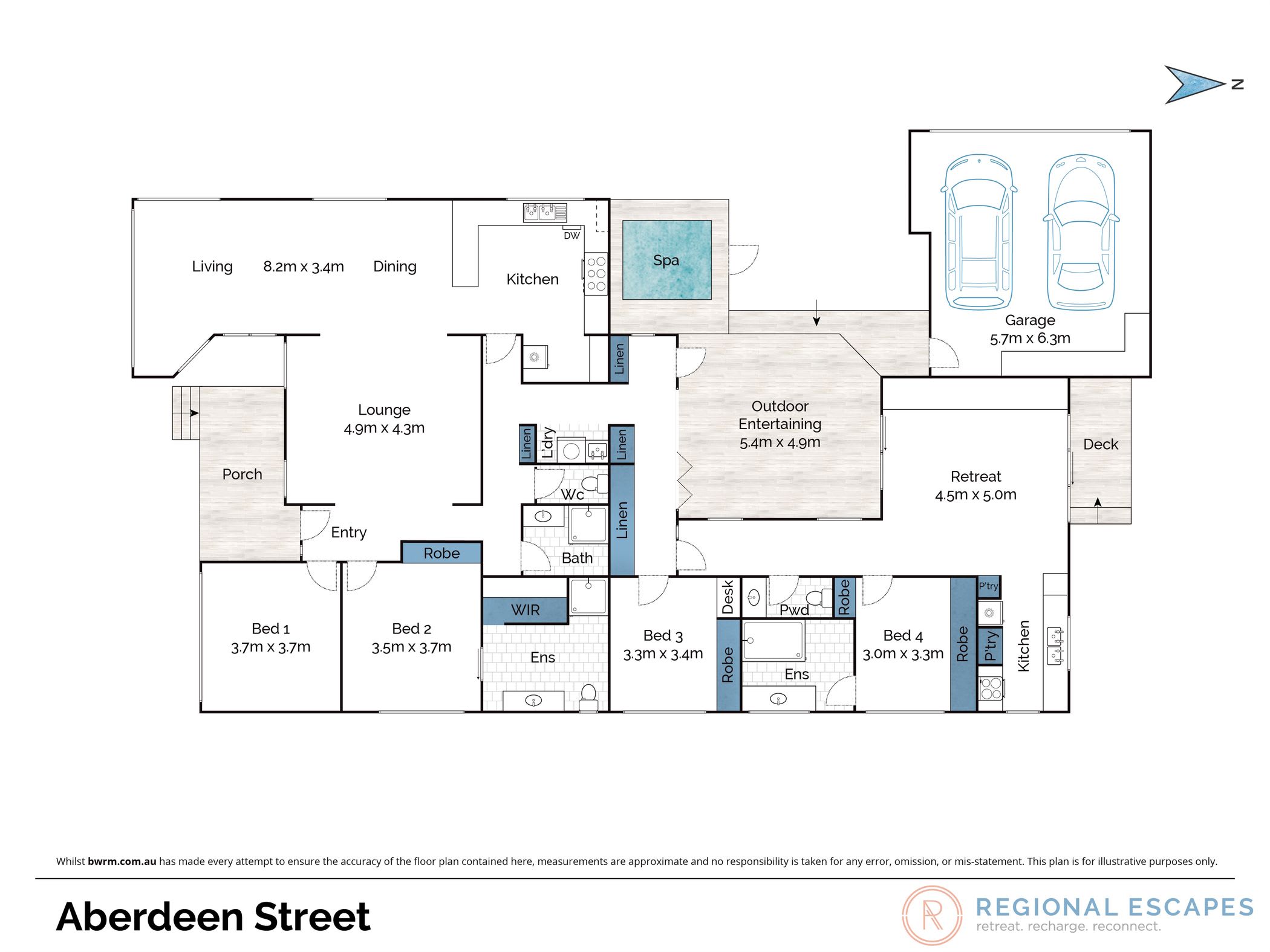 Furnished 4 Bedroom House in Newtown