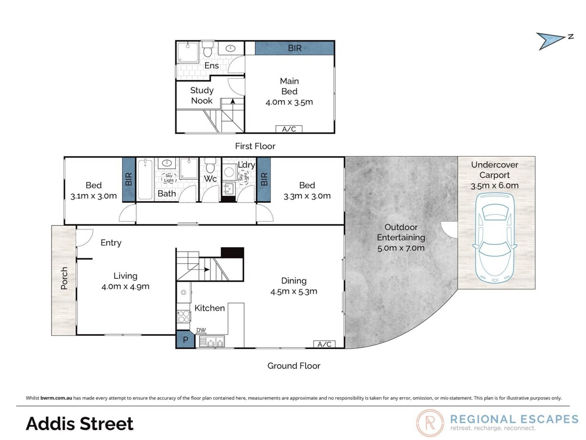Furnished 3 Bedroom House in Geelong West