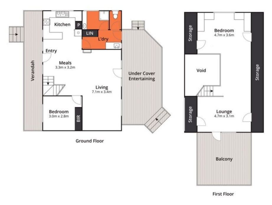 Furnished 2 Bedroom House in Ocean Grove